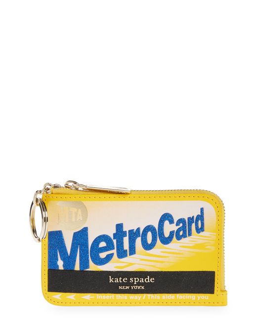 Kate Spade Gray Metro Card Case