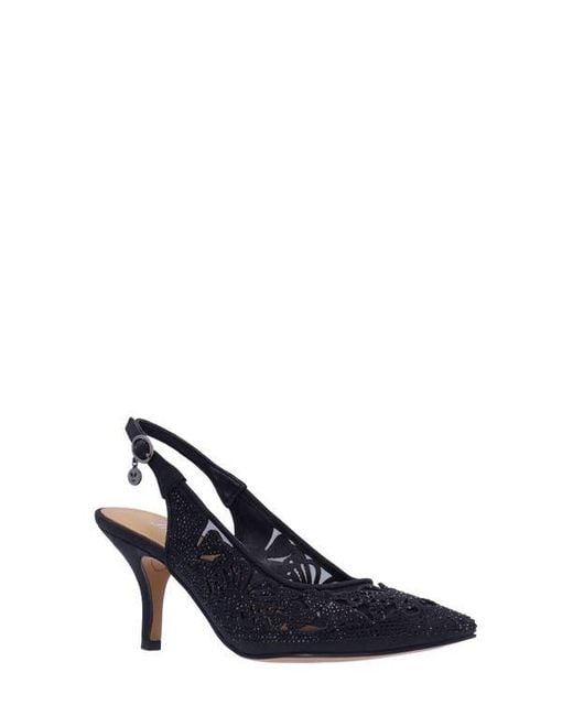 J. Reneé Blue Vanani Slingback Pointed Toe Pump