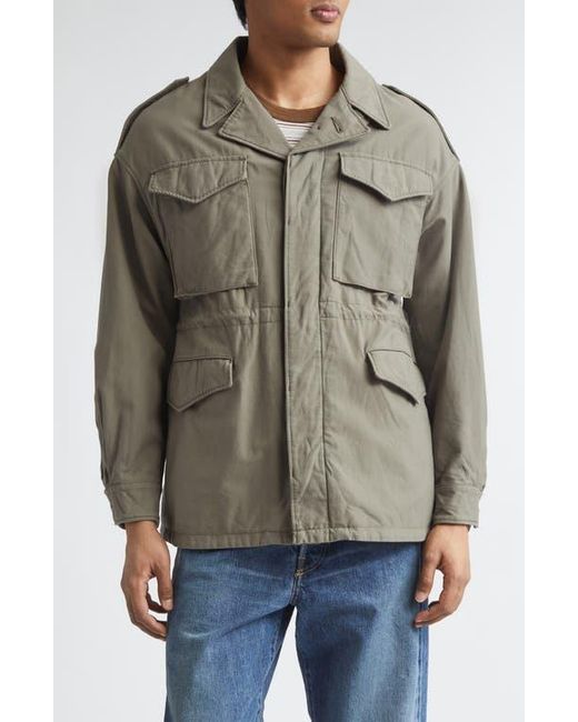 Visvim Green Achse Cotton & Nylon Field Jacket for men