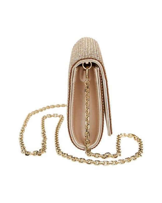 Judith Leiber Natural Fizzy Beaded Clutch