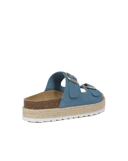 Celtic & Co. Blue Double Buckle Sandal