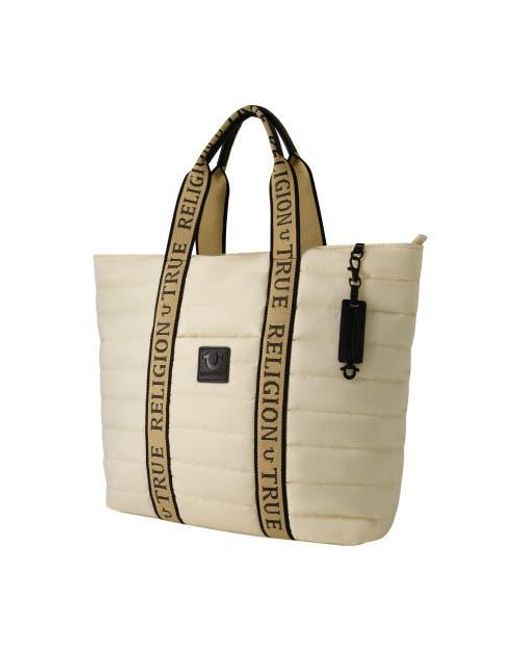True Religion Metallic Tote Bag