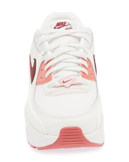 Nike White Air Max 90 Lv8 Se Platform Sneaker