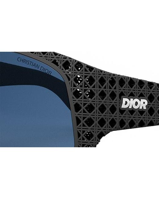 Dior Blue '3d M1u Mask Sunglasses for men