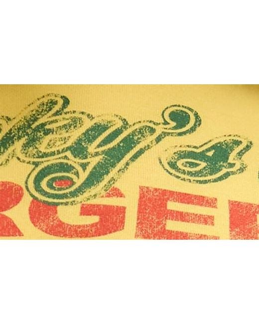 BDG Yellow Burgers Graphic Baby Tee