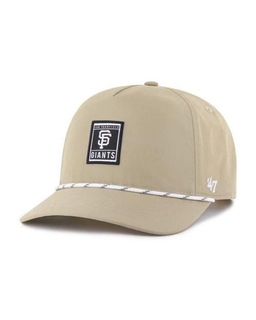 '47 Natural San Francisco Giants Cozumel Hitch Adjustable Hat for men