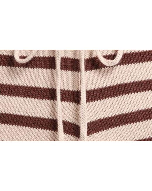 Petal & Pup Red Ilona Stripe Knit Tank & Shorts Set