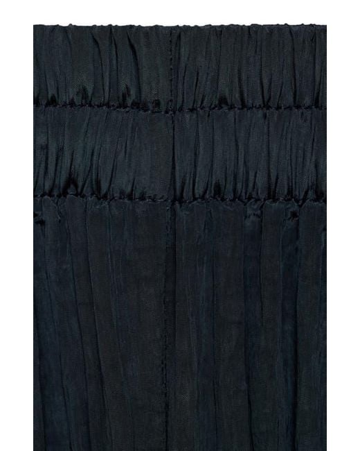 Mango Black Pleated Straight Leg Pants