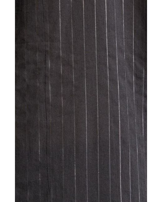 KÚR Black Lace Inset Drop Waist Shift Dress