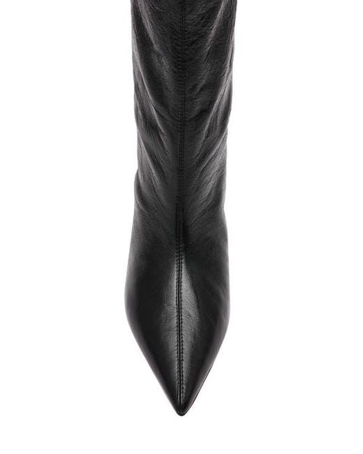 Steve Madden Black Lytton Pointed Toe Boot