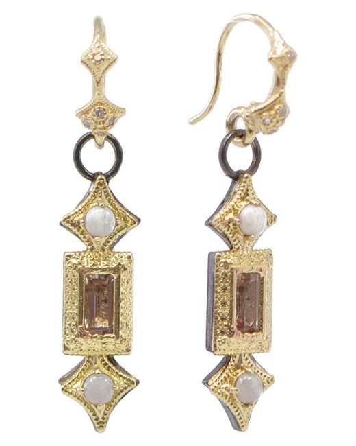 Armenta Metallic Crivelli Drop Earrings