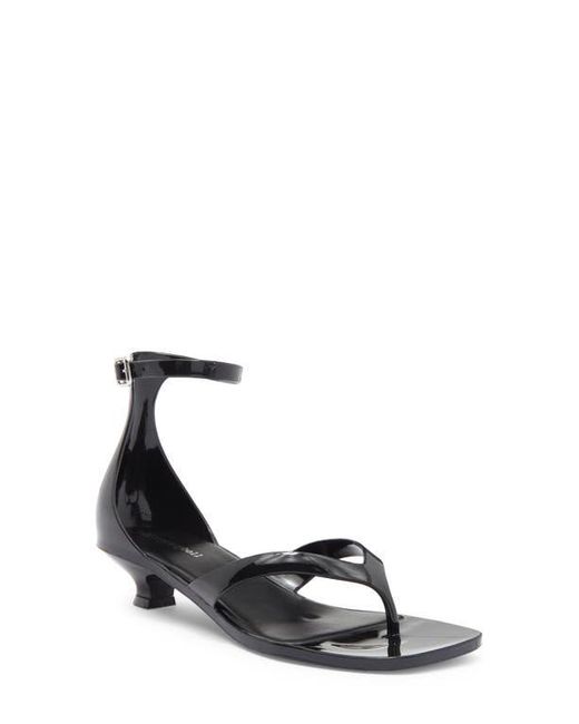 Jeffrey Campbell White Gummy Ankle Strap Sandal
