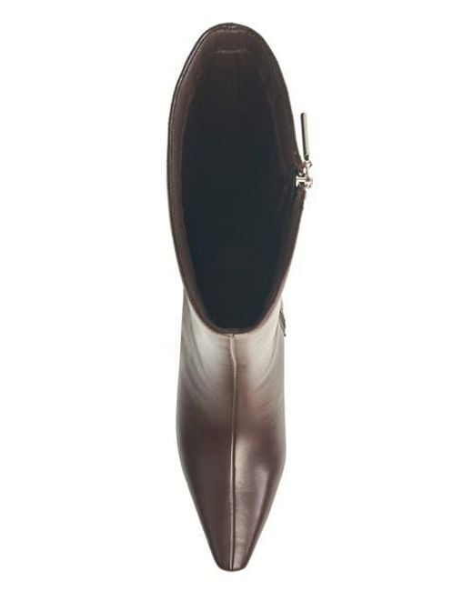 French Connection Brown Becky Kitten Heel Bootie