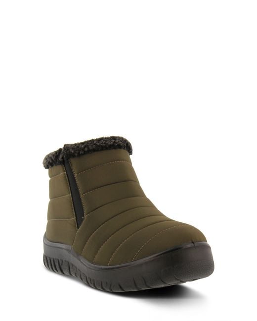 Flexus by Spring Step Green Melba Waterproof Winter Boot