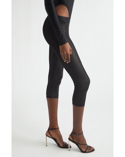 LAQUAN SMITH Black Solid Capris