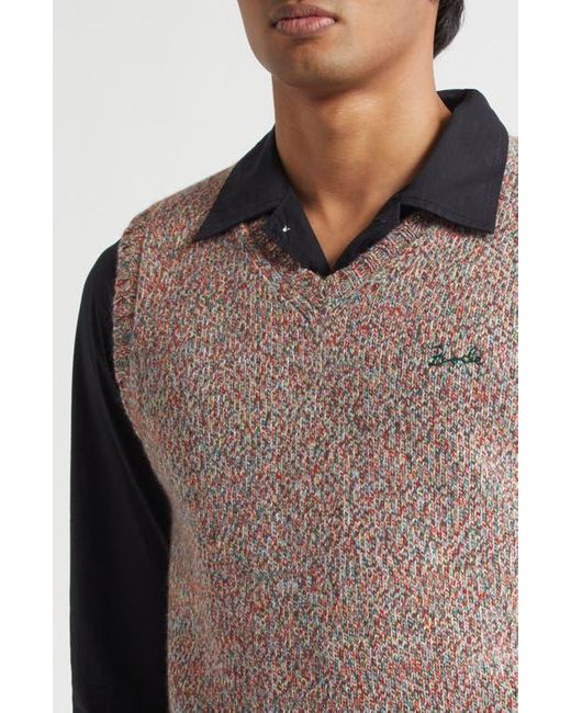 Bode Pink Falls Sweater Vest for men