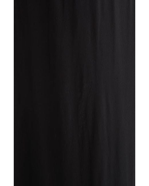 Giambattista Valli Black Draped One-Shoulder Gown