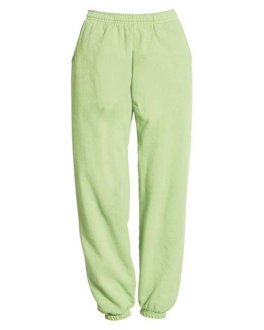 Melody Ehsani Green Gender Inclusive Heavy Fleece Sweatpants