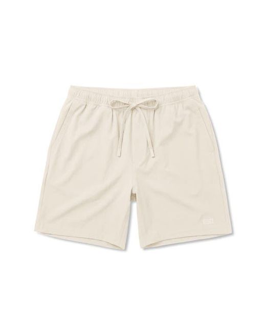 Cuts White Crossover Shorts for men