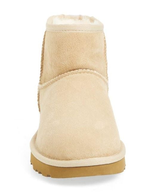Ugg Natural Ugg Classic Mini Ii Genuine Shearling Lined Boot