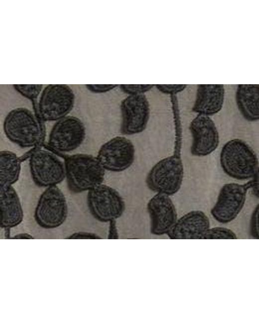 Masai Black Najaf Vine Embroidery Shift Dress