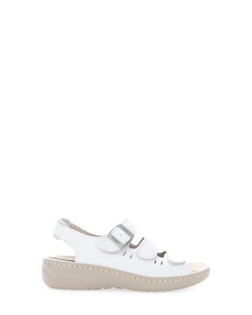 Propet White Breezy Walker Sandal