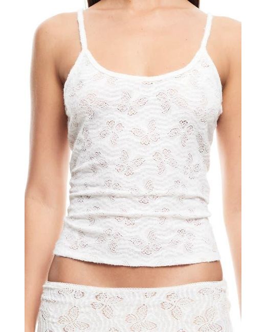 Lioness White Tidal Pointelle Camisole