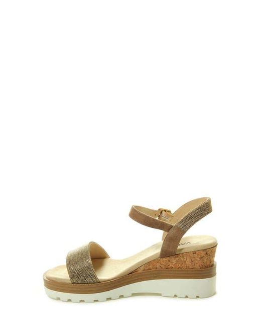 Vaneli Metallic Cedra Platform Wedge Sandal