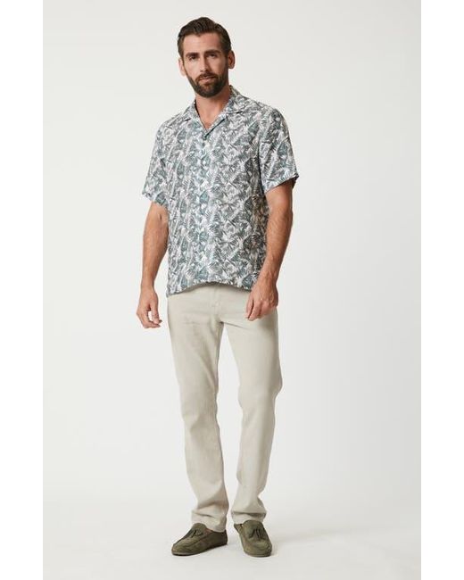 34 Heritage Gray Jungle Print Short Sleeve Shirt for men