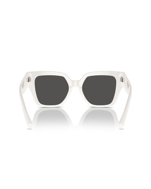 Dolce & Gabbana White 52mm Square Sunglasses for men
