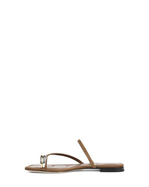 Vince White Polli Toe Loop Sandal