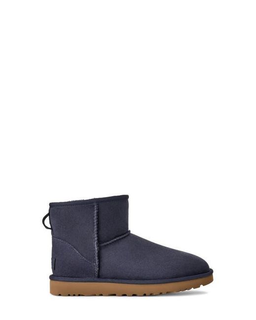 Ugg Blue Ugg Classic Mini Ii Genuine Shearling Lined Boot