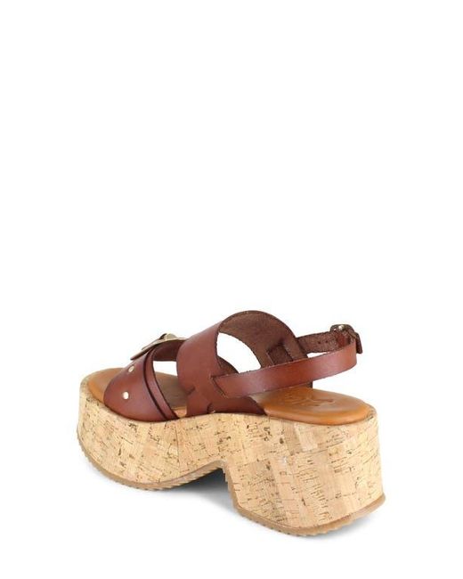 Zigi Brown Belixy Platform Sandal