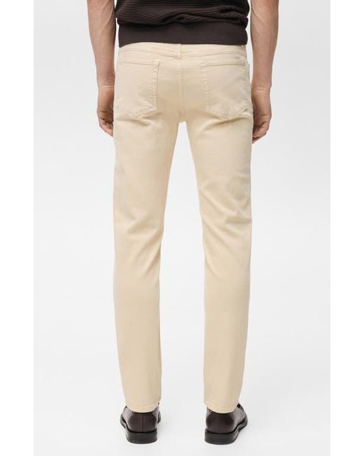Mango Natural Patrick Slim Fit Ultra Soft Touch Stretch Denim Jeans for men