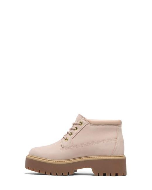 Timberland Brown Stone Street Waterproof Platform Boot