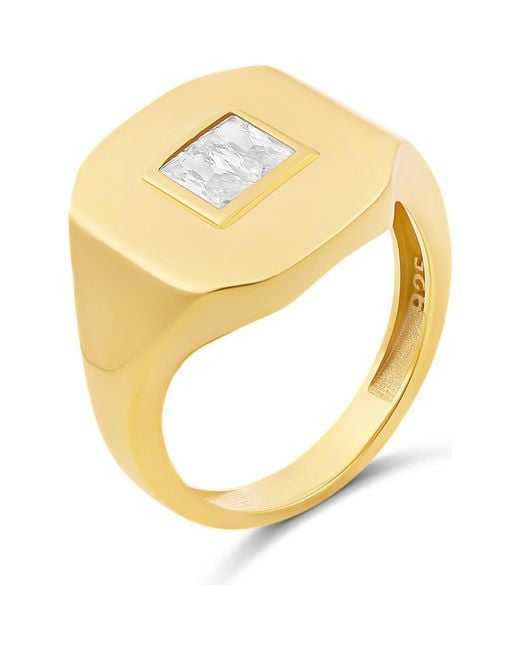 SHYMI Metallic Chunky Statement Ring