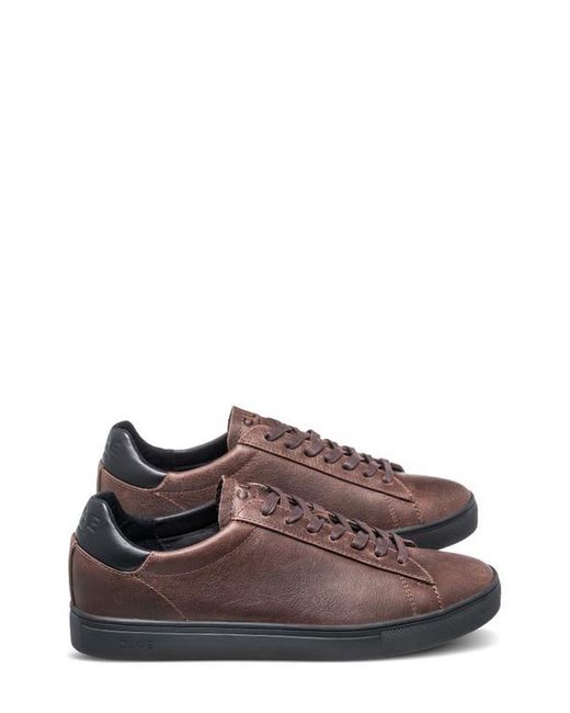 CLAE Brown Bradley Leather Sneaker for men