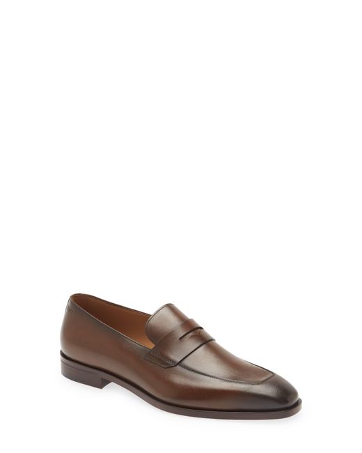 BOSS by HUGO BOSS Lisbon Penny Loafer in Brown for Men | Lyst