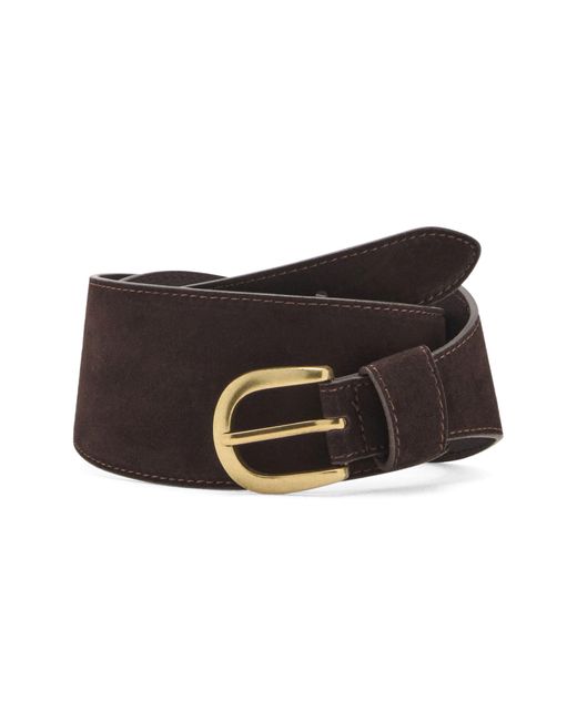 Mango Black Obi Suede Belt