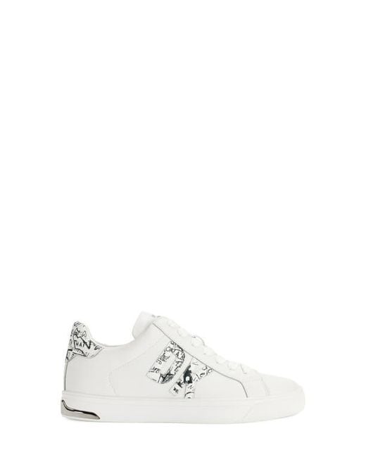 DKNY White Abeni Sneaker