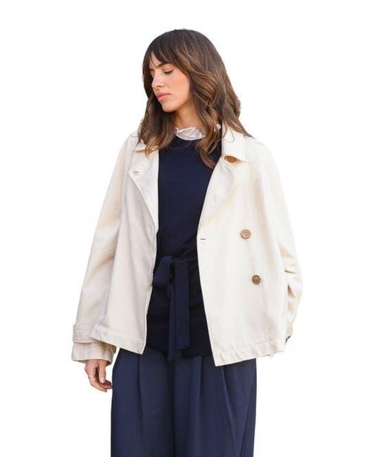 Celtic & Co. Blue Canvas Swing Jacket