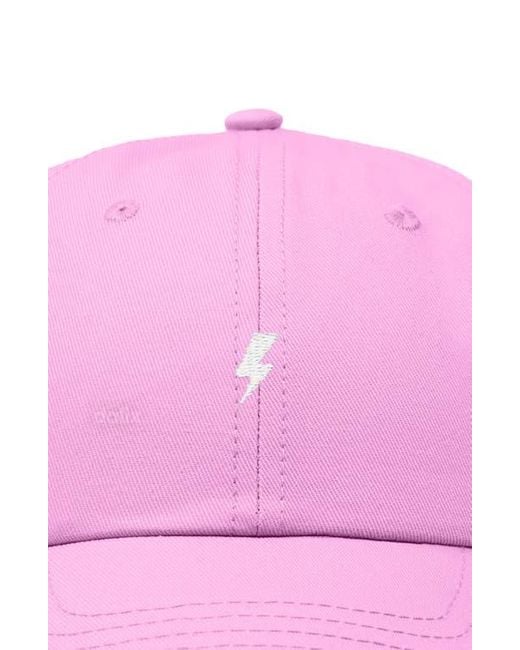 Alix Pink Lil Bolt Dad Cap for men