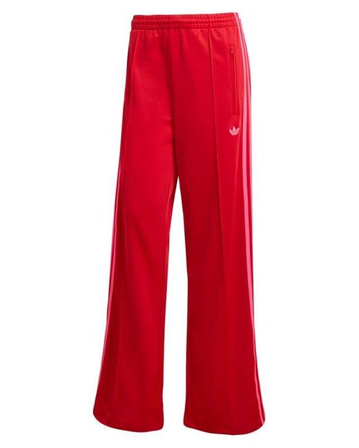 Adidas Red Firebird Recycled Polyester Track Pants