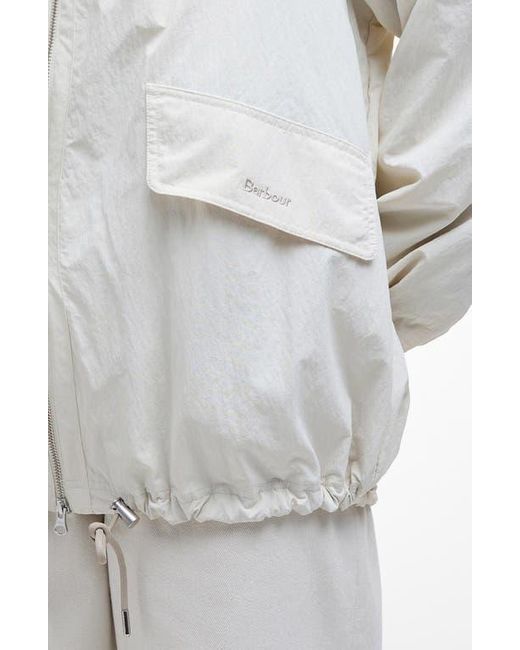 Barbour Gray Orson Showerproof Hooded Jacket