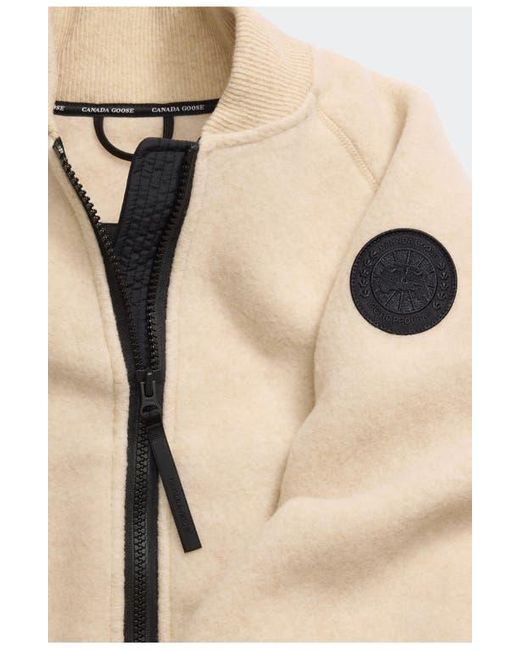 Canada Goose Natural Sierra High Pile Fleece Bomber