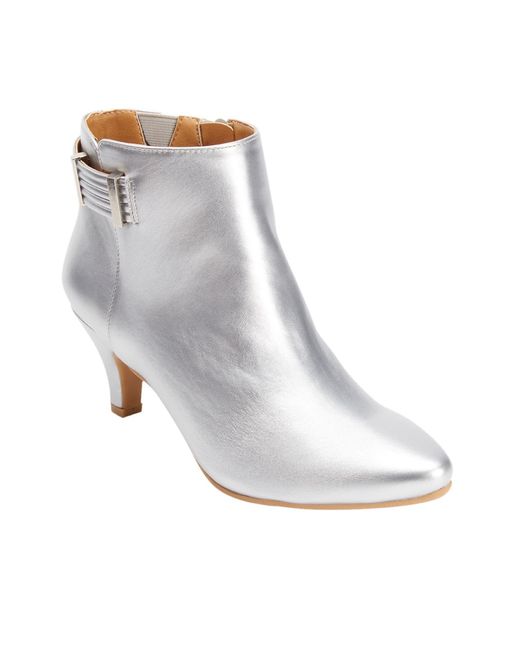 Comfortview White The Decima Bootie