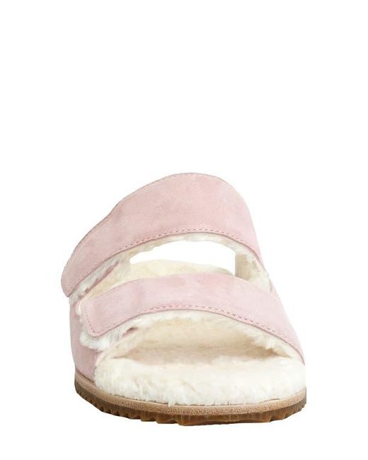 Revitalign Pink Amelia Faux Fur Lined Slide Slipper