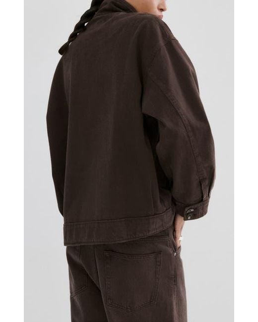 Mango Black Eugenie Cotton Twill Jacket