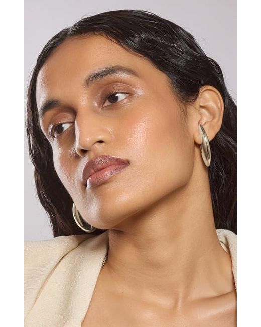 Lady Grey Jewelry Natural Demi Hoop Earrings