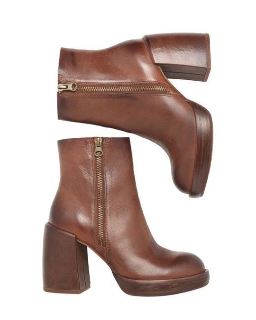 Kork-Ease Brown Aime Platform Bootie